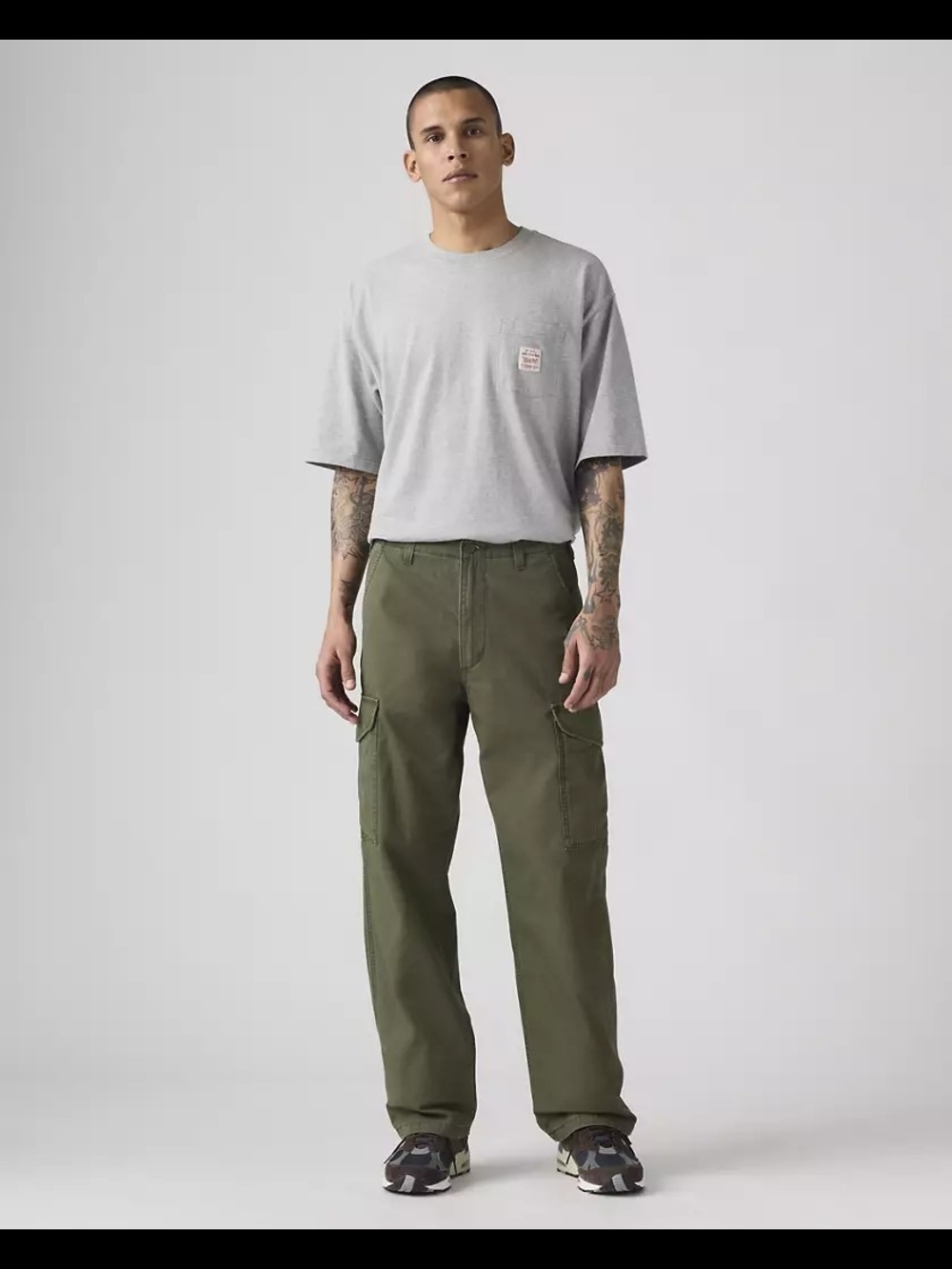 Levi's Men's Olive Cargo Pants